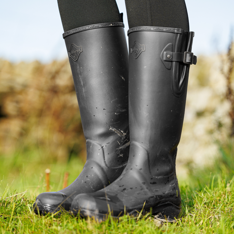 LeMieux Ultra Stride Wellington Boots in Black-1